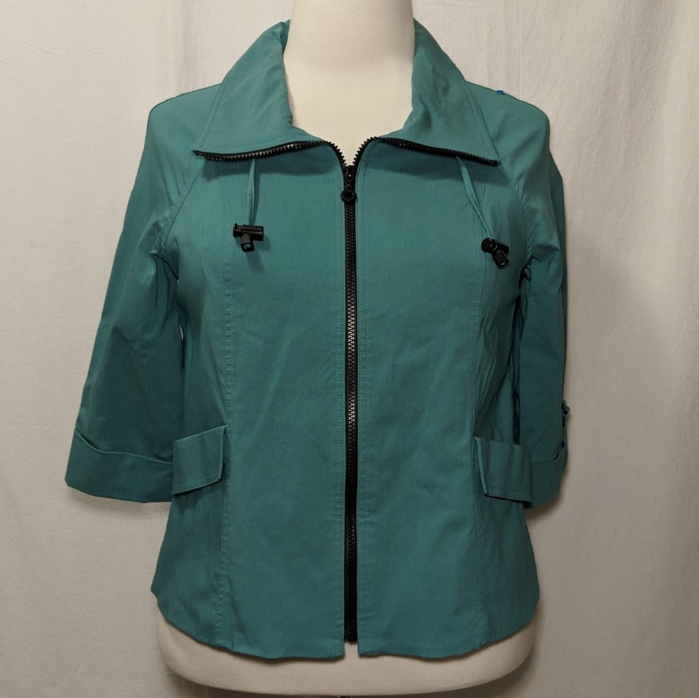 Cheryl Nash Windridge Teal Jacket